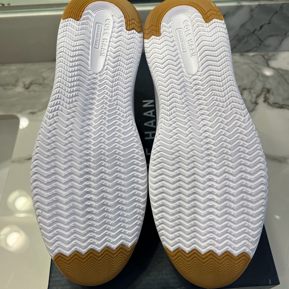 Cole Haan Women’s White and Tan Sneakers - Picture 4 of 6